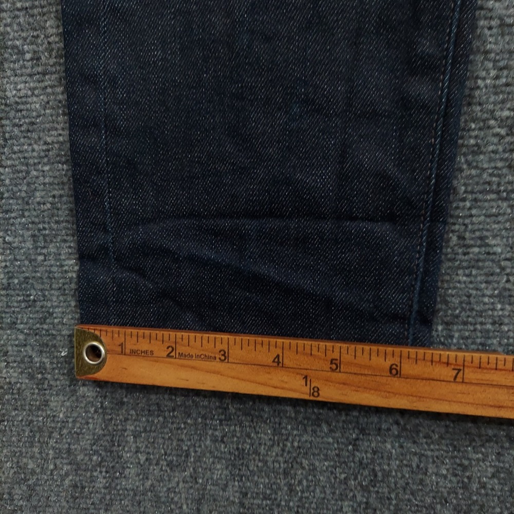 Uniqlo Selvedge Slim Fit Jeans Mens Fits 33x33 Dark Indigo Stretch Denim 463908 - Picture 9 of 9
